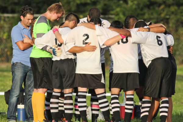 IMG_3320 copy Mens Soccer Team Praying before a Game