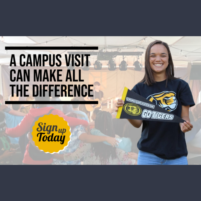 WELCOME DESK TRINITY COLLEGE visual data 4