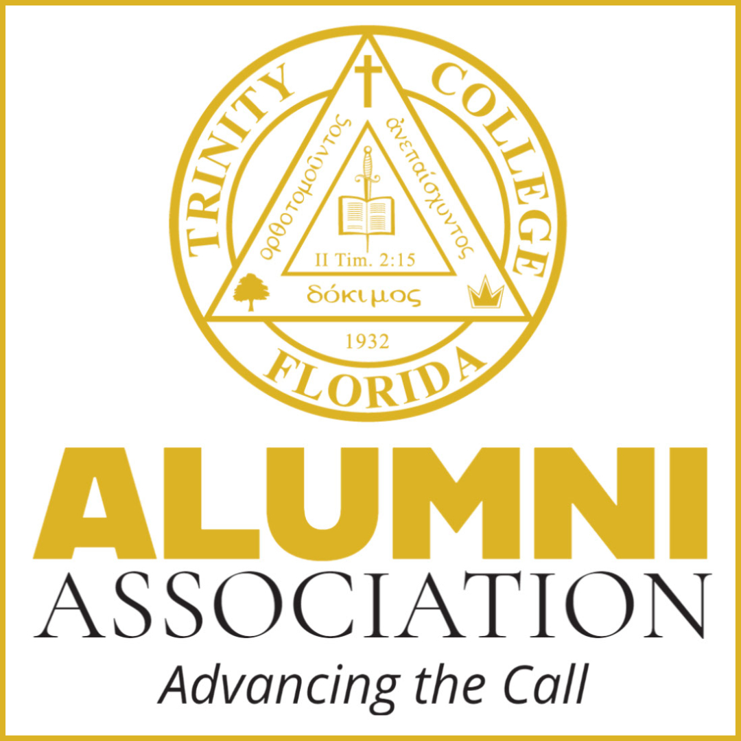 trinity college of florida alumni logo with border
